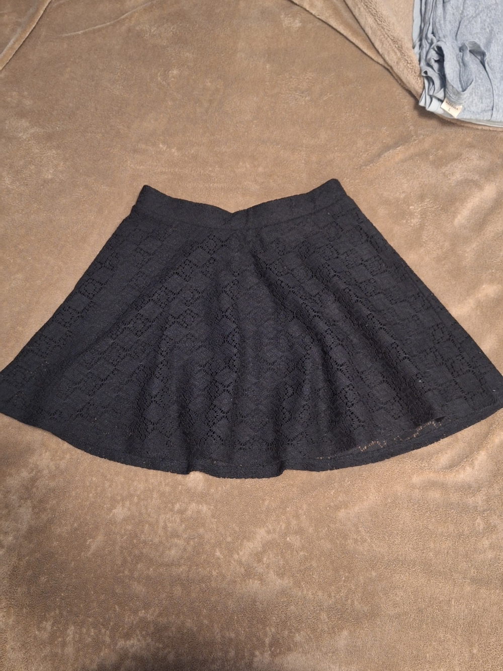 Aeropostale Black Lace Skater Skirt